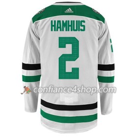 Adidas Maillot de Hockey Dallas Stars DAN HAMHUIS 2 Blanc Authentic - Homme